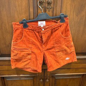 Battenwear Local Shorts Rust Size M. Waist measurement is 17 across inseam is 6